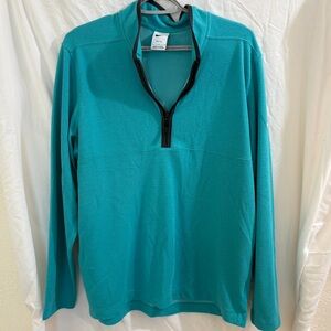 Nike Men's Zip-Up Sweater in Teal